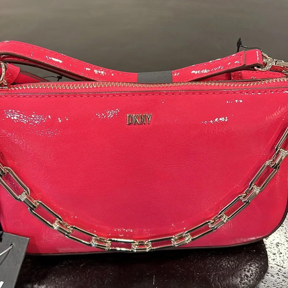 DKNY Bryant Park Bright Pink Demi Crossbody Bag
